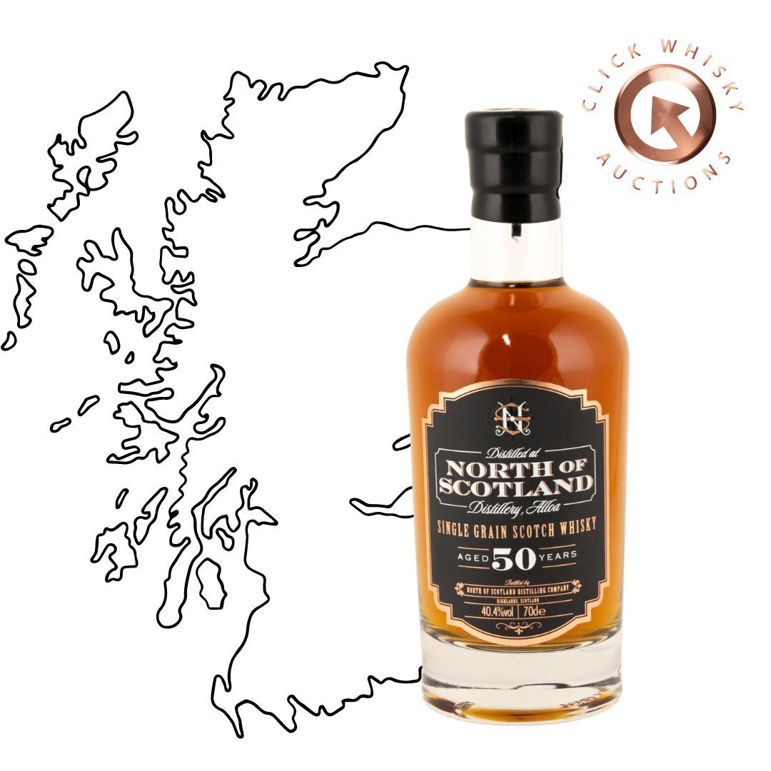 North of Scotland Distillery 50 Years Old. Check it out on our LIVE auction at buff.ly/3jYuu8O #clickwhisky #northofscotland #malt #whisky #50 #whiskylover #whiskycollector #whiskyauction #clickwhiskyauctioons