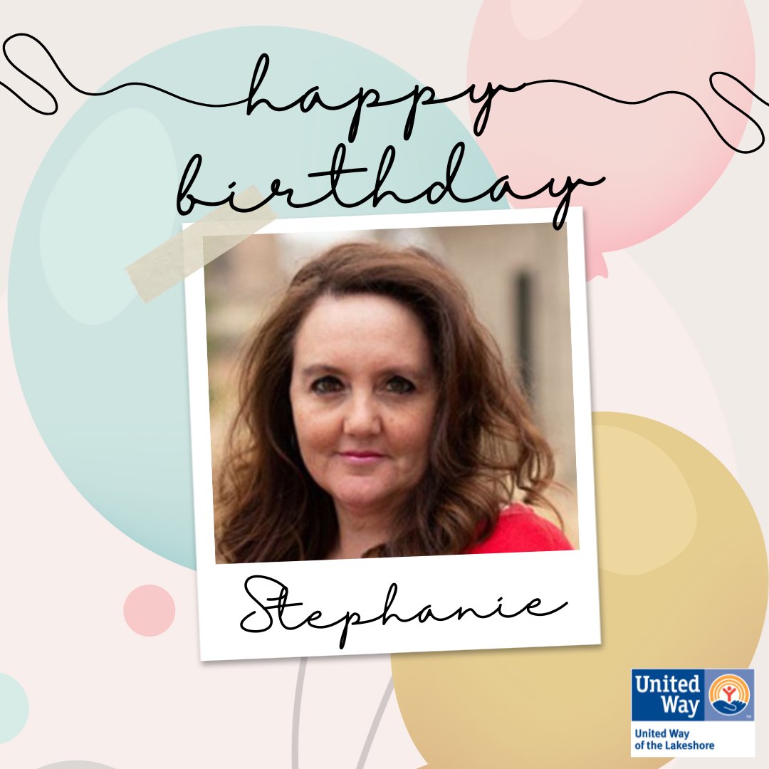 🎉🎂 Join us in wishing a very happy birthday to our incredible Operations Director, Stephanie Ladegast, at United Way of the Lakeshore! Your dedication and hard work are truly appreciated every day. Here's to another year of making a difference in our community! 🌟