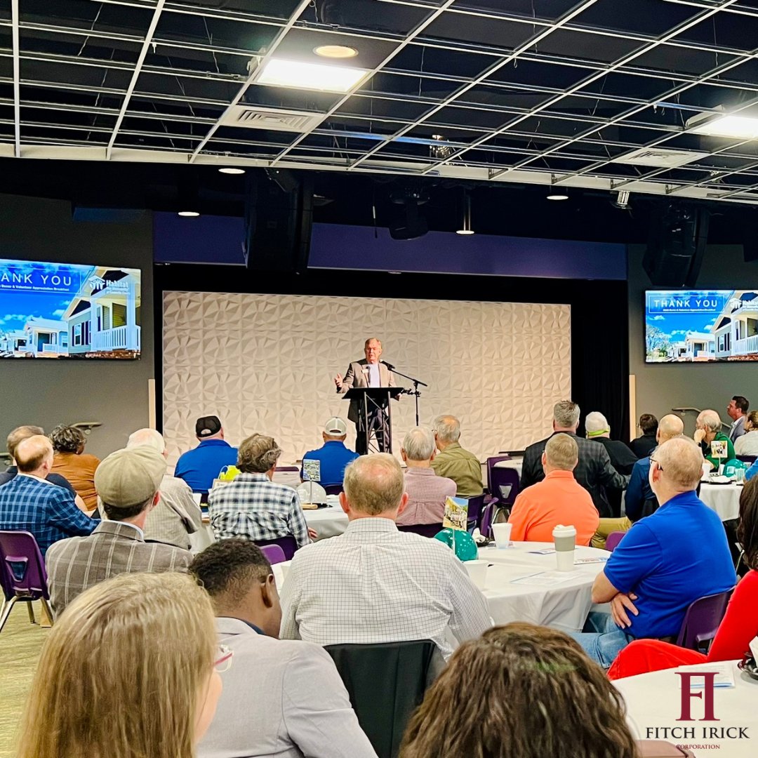 FitchIrick's tweet image. On 4/16, we were honored to attend an Appreciation Breakfast hosted by #HabitatForHumanity. Thanks to partners like #CreativeBuilders, we’ve been able to support the community &amp;amp; folks who need #AffordableHousing. Join us in our mission.