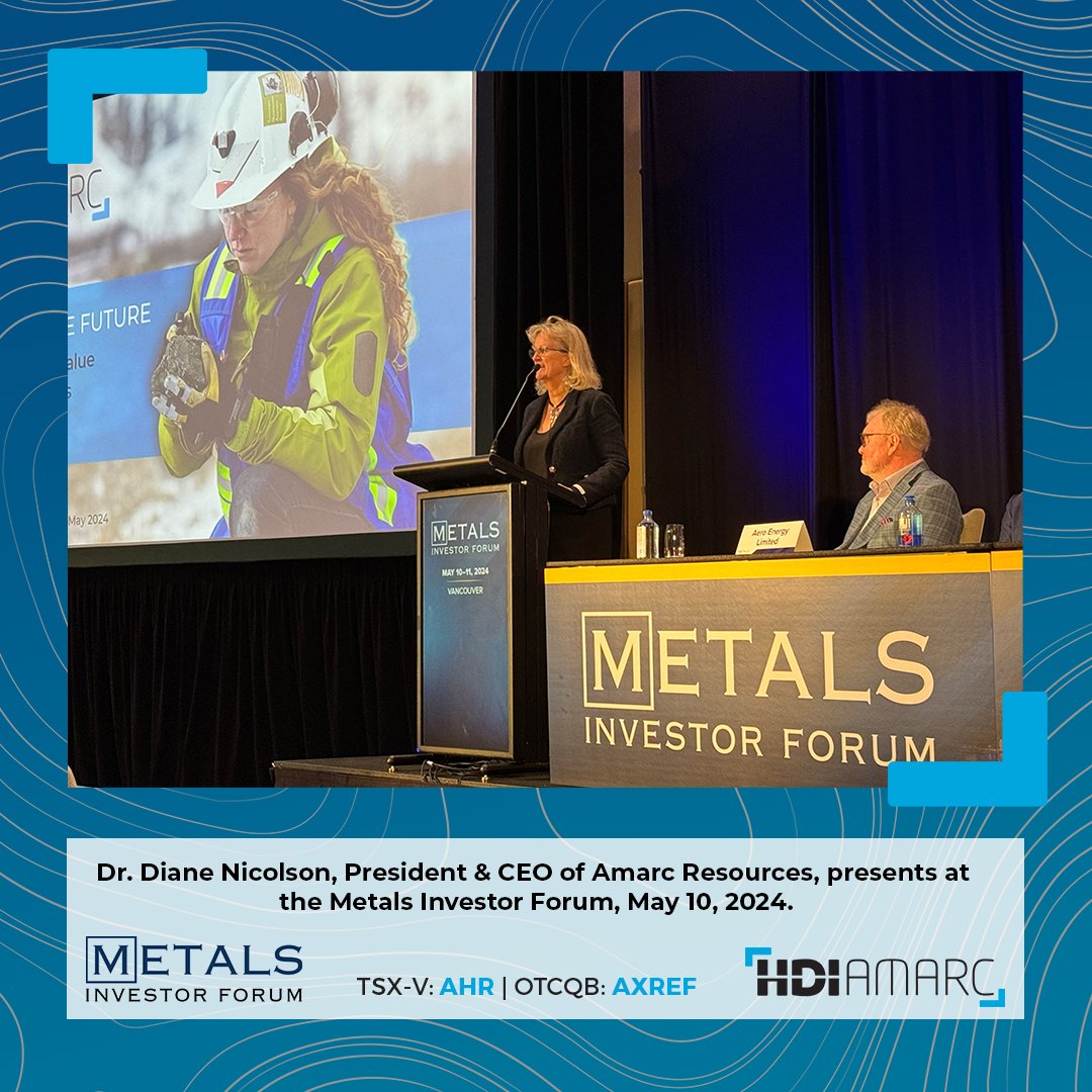 That's a wrap on another very successful @MetalsInvtForum #MIF2024 Vancouver! Thank you to @TheGoldAdvisor Jeff Clark for hosting Amarc’s presentation during his session. $AHR.V $AXREF #Copper