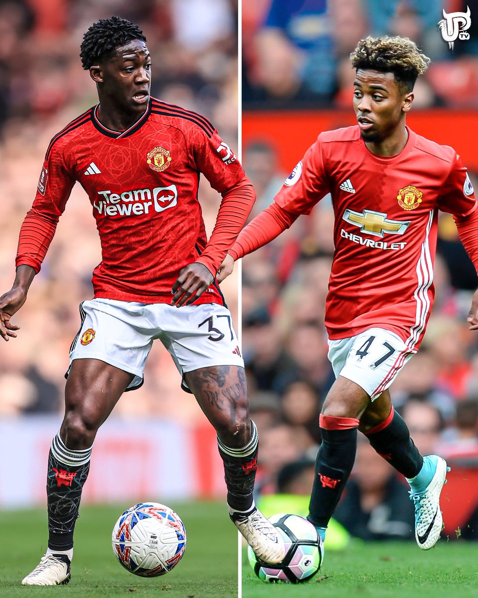 Kobbie Mainoo on his academy inspiration: 

“Angel Gomes, he was always held as like one of the best.” 🤝