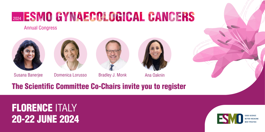 #ESMOGynae24: Advance yr practice & make a meaningful impact in gynaecological oncology. 👉Register until 22 May to get advantageous fees & connect with renowned oncologists, researchers, & other professionals that are shaping the future of this field. 🔗ow.ly/ISOn50RmaoX
