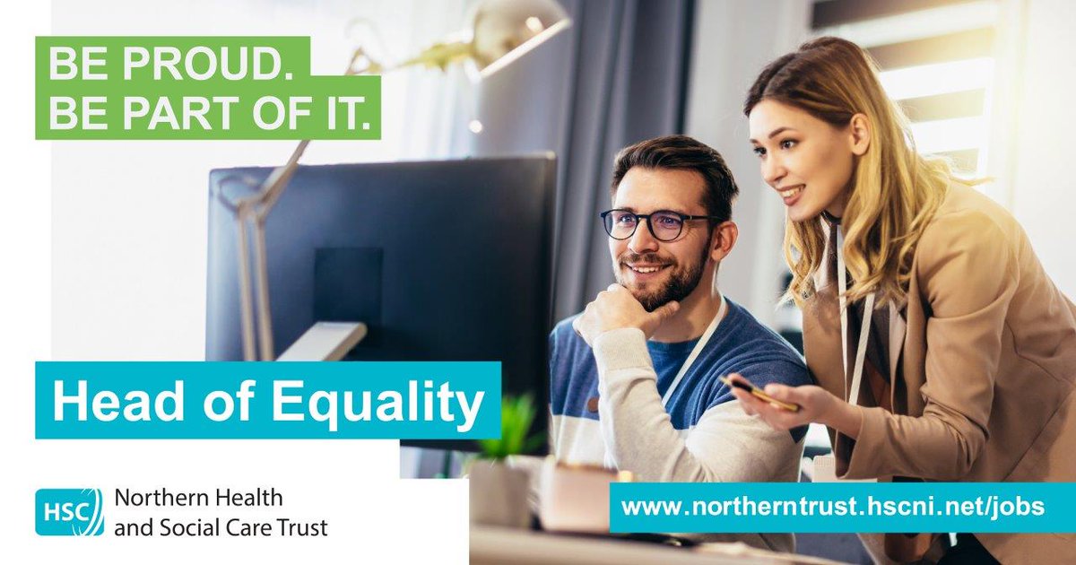 NHSCTrust's tweet image. Are you looking for an exciting new career opportunity?

We’re recruiting now for a new Head of Equality.

To apply online, and access the full job description, go to:
orlo.uk/NlfWD

The closing date for this position is Friday 17 May at 5pm