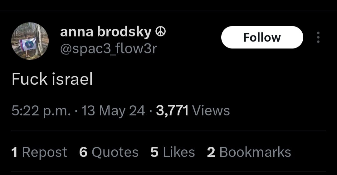This is a piece of shit that is alive thanks to her father escaping from the USSR having an Israeli visa.

 Her father, the famous writer Yosif Brodsky, is now turning the grave because he feels shame of her.

#JosephBrodsky #YosifBridsky
#poet #essayist