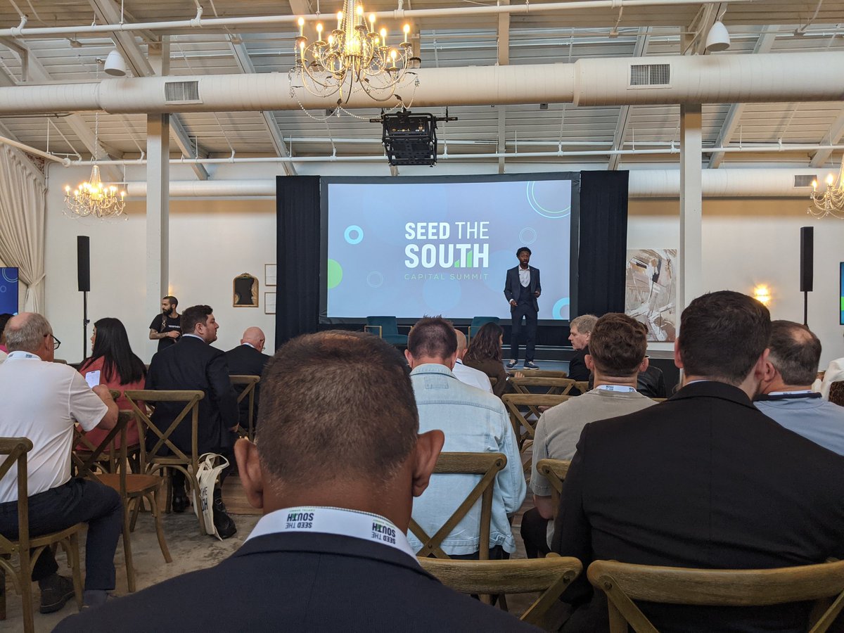 Great to be at Seed the South in Charlotte today!