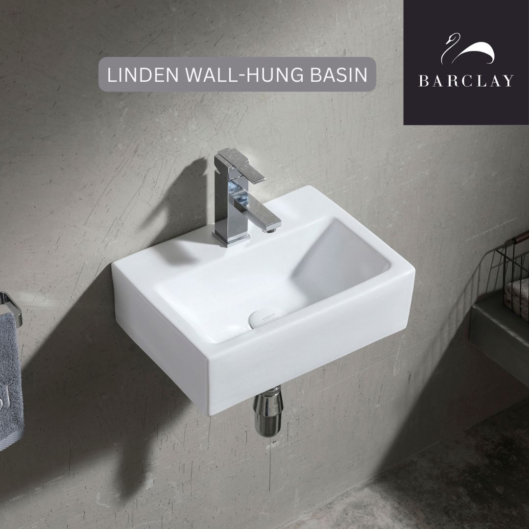 You rarely can go wrong with a classic, something proven to be very true with the Linden Wall Hung Basin from Barclay.

#BarclayProducts #SpecialbyDesign #bathroom #sink