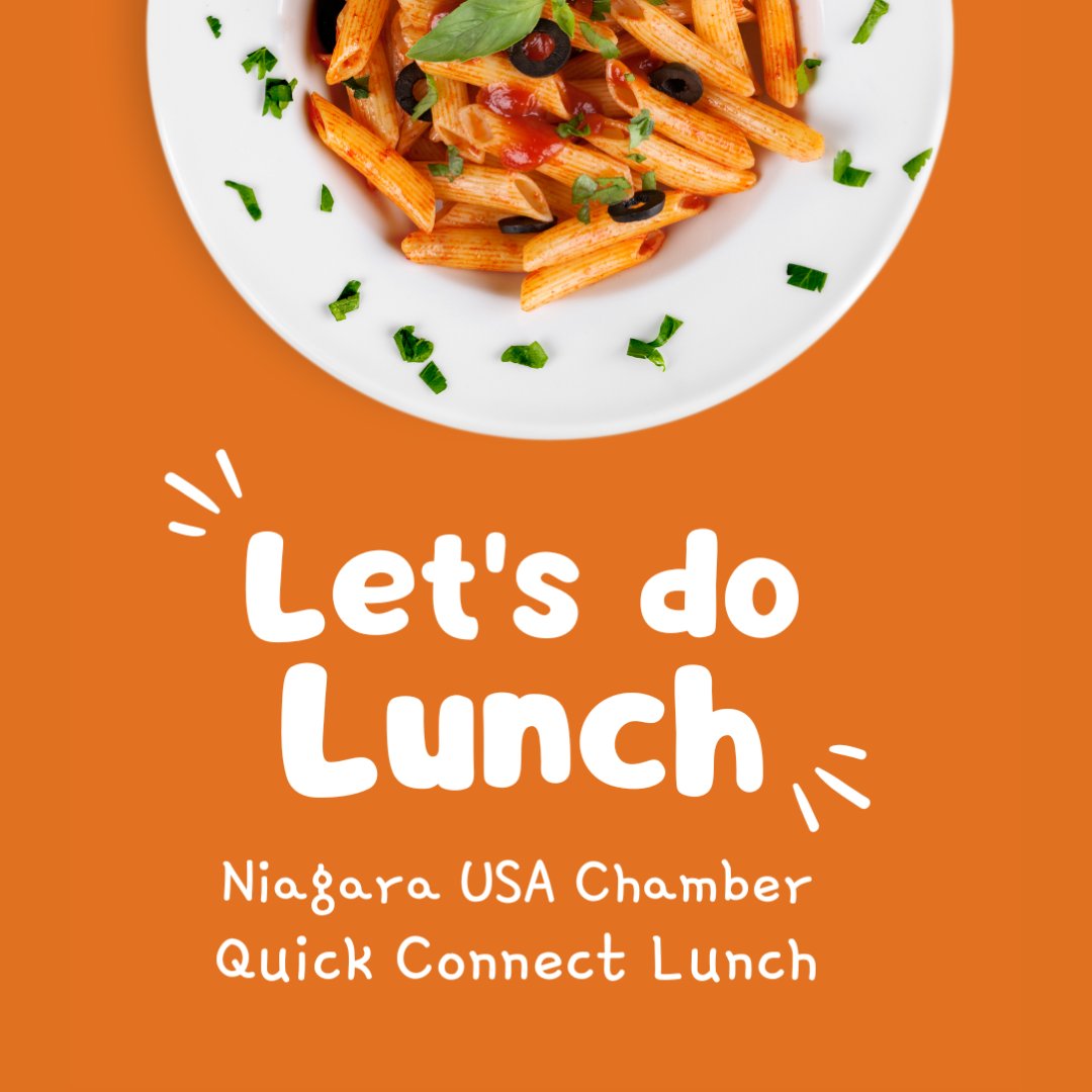 Quick Connect Lunch! Join us for a “dutch” lunch of networking and making great connections! Thursday, May 16th, 12pm @ Gallo Coal Fire Kitchen (402 Center Street, Lewiston, NY 14092) Open to Members and Non-Members. Register now using the link below! niagarachamber.org/events/quick-c…