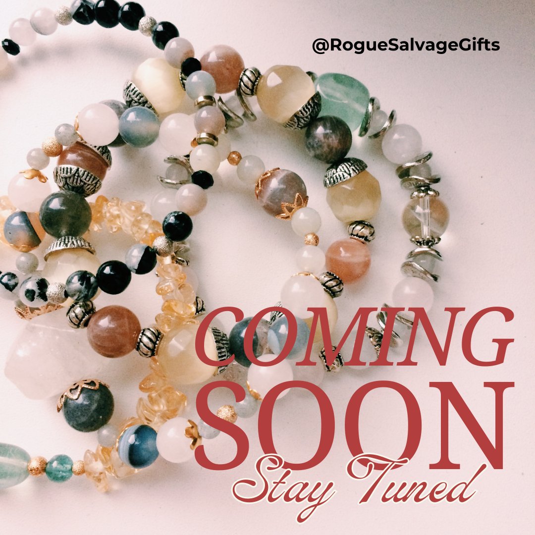 🌟 Exciting News! 🌟 Get ready to dazzle with our upcoming collection of beautifully crafted beaded jewelry! Stay tuned for the grand reveal! ✨ #BeadedJewelry #ComingSoon #Handcrafted #FashionAccessories #StayTuned #JewelryLovers #AccessorizeInStyle #rogue518 #roguesalvagegifts