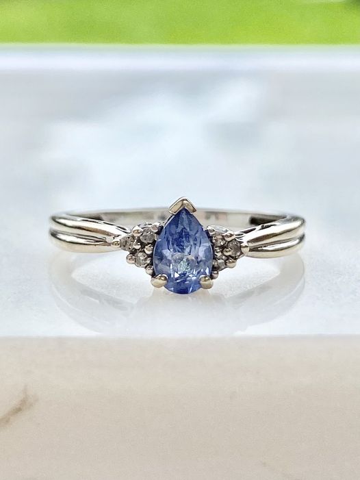 Excited to share the latest addition to my #etsy shop: Tanzanite Engagement Ring In 14k Gold, Size 7, with Diamond Accents etsy.me/4bjWV6o #solitaire #birthstone #14k #gold #ring #diamond #tanzanite #EtsyStarSeller #LittleWomenVintage #etsy #etsyshop #etsystore