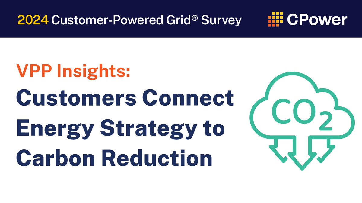 Now more than ever, #sustainability drives C&I energy user participation in #virtualpowerplants. What else can accelerate #VPP adoption? Read the latest article on The Current to find out: ow.ly/hP7T50REMy4. #DERs #ESG #CustomerPoweredGrid #EnergyTransition