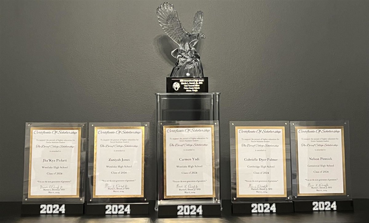 FultonCountySchools (@fultoncoschools) on Twitter photo In June 2023, Chief Financial Officer <a href="/MDereefJr/">Marvin Dereef</a> was awarded the ASBO International Eagle Award. The ASBO award, sponsored by Equitable, included funds he could apply to a "Dereef College Scholarship" program benefitting FCS students. #FCSnews
Dig Deeper: fultonschools.org/Page/28535 In June 2023, Chief Financial Officer <a href="/MDereefJr/">Marvin Dereef</a> was awarded the ASBO International Eagle Award. The ASBO award, sponsored by Equitable, included funds he could apply to a "Dereef College Scholarship" program benefitting FCS students. #FCSnews
Dig Deeper: fultonschools.org/Page/28535