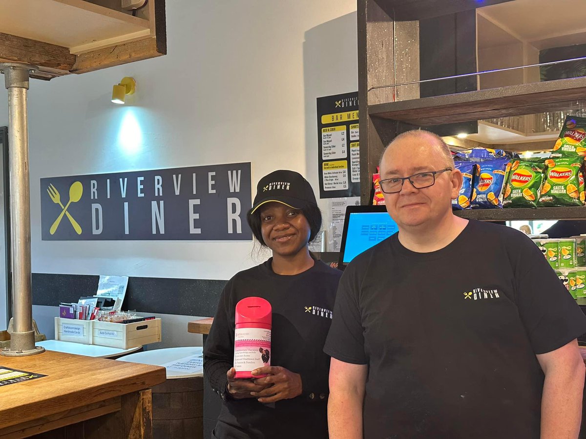 Please have a read of our amazing news, thanks to Simon Doab at Riverview Diner if you can help with putting a pink pot up please do get in touch! #PinkPot #Support #Fundraising #MakingADifference xxx thelighthousecentre.org/pink-pots/