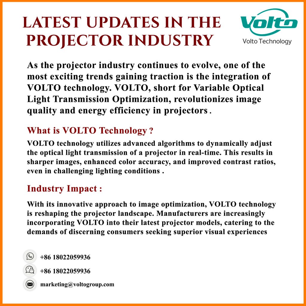 VoltoProjector's tweet image. #VOLTO #ProjectorTech #VisualInnovation #ImageQuality #EnergyEfficiency #TechTrends #FutureTech