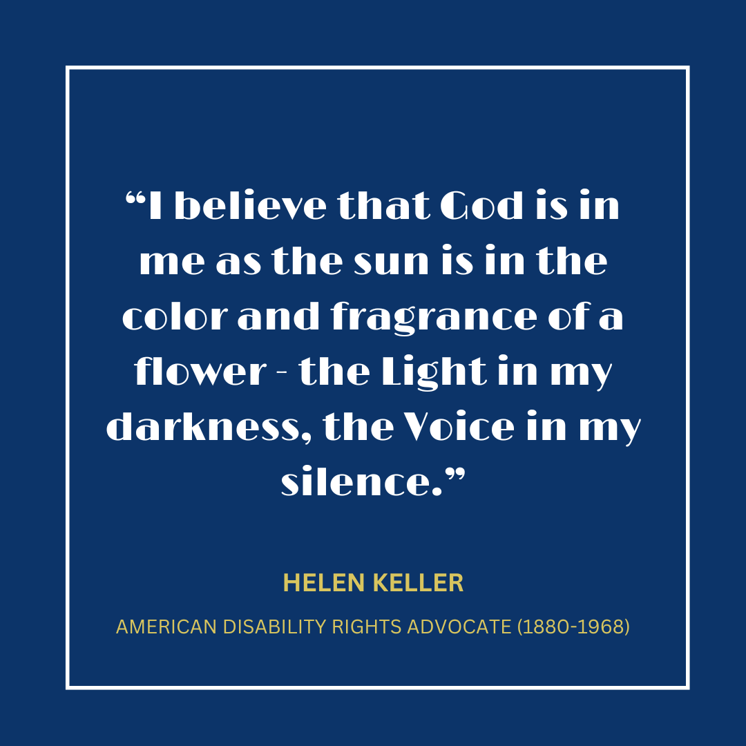 ElevatorPitch4g's tweet photo. God is apart of us all, we just need to look within and surely we will see and believe.✨ https://t.co/bQAjprpMCv #ep4g #beliefingod #hellenkeller #faithquotes #quoteaboutlife https://t.co/pRBtAiFSiz
