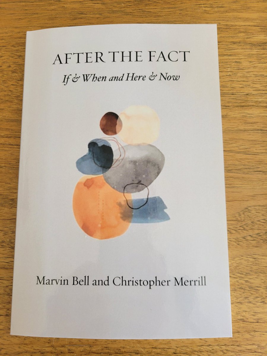 Thrilled to celebrate publication day for After the Fact, my decade-long collaboration with the late Marvin Bell, in Colombo, Sri Lanka.