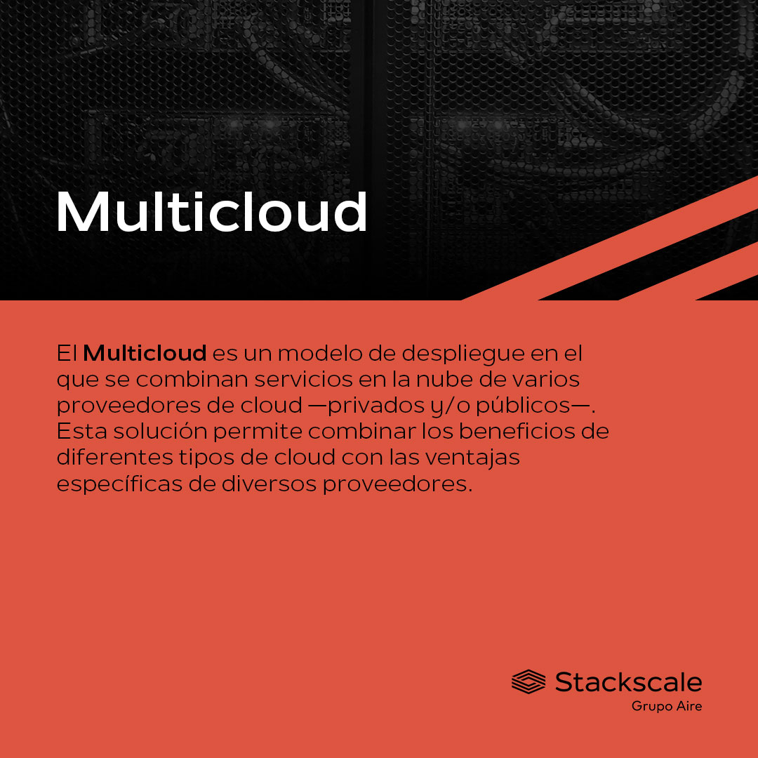 ☁️ El multicloud combina diferentes soluciones y proveedores cloud para aprovechar los beneficios específicos de cada uno...

#Multicloud #Cloud #CloudComputing