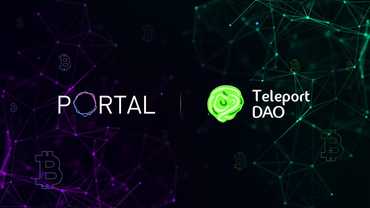 🧡 @Teleport_DAO, the pioneering trustless bridge between #Bitcoin and EVMs, announces its integration with #Portal DEX today, marking a significant leap forward in seamless cross-chain trading and asset accessibility.

🤝 This strategic collaboration will empower users with