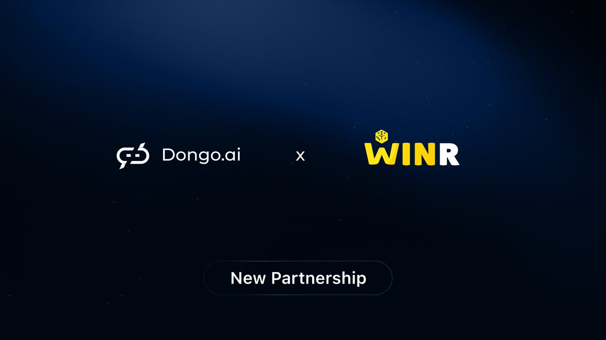$WINR 🤝 $DONGO

We're happy to announce that @WINRProtocol is now integrated on the Dongo Beta Platform! 🚀

WINR Protocol is a unique blockchain infrastructure for the iGaming industry that provides transparency, fairness, and ease of use. 

With its own Layer 3 blockchain,
