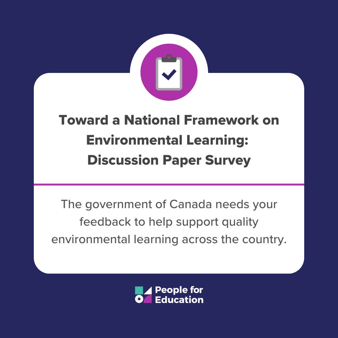 Environmental education is about more than science – it’s connected to economic opportunity, mental health, quality of life, and overall capacity to thrive in a rapidly changing world. How can we support schools across Canada to provide this education? ow.ly/Q5O050RCfsa
