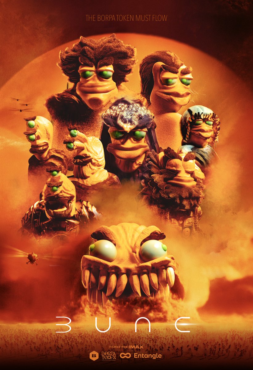 Borpa was just featured on Bune II movie.

Pitch is pretty straightforward: Paul Borpatreides allies with the Fremen in epic warfare against cosmic tyrants named Gorples.

Lisan Al-Gaib once again. Please laugh this time.