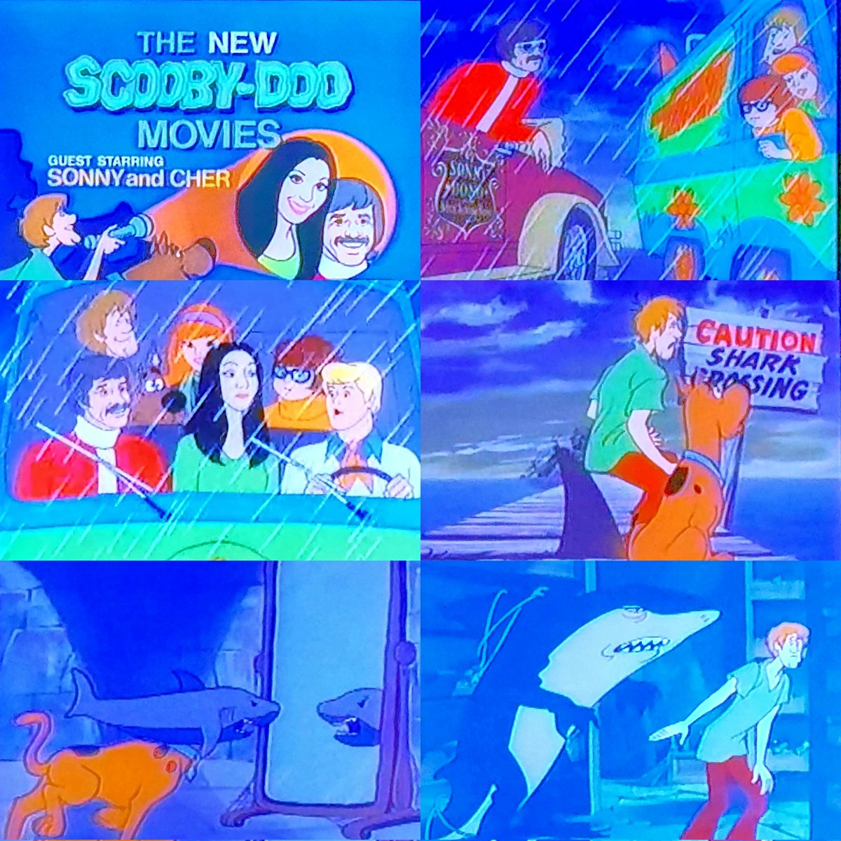 #NowWatching The New Scooby-Doo Movies🔎🐾 S1E08 Oct 28th, 1972🗓📺 'The Secret of Shark Island'🦈🏝 Featuring Sonny & Cher! #ScoobyDoo #ShaggyRogers #VelmaDinkley #DaphneBlake #FredJones #HannaBarbera #SaturdayMorningCartoons #Animation #TVSeries #Retro #Nostalgia