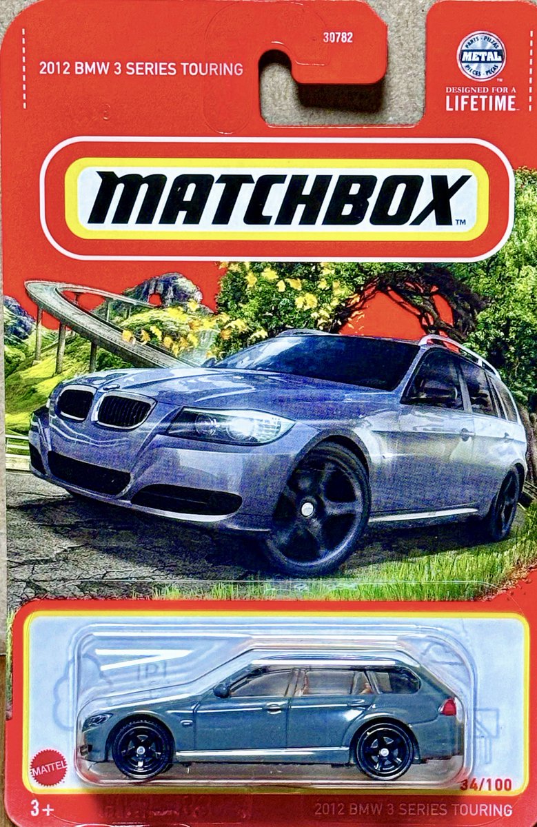 BMW 3 Series Touring［E91］ 

MATCHBOXベーシックの一台✨
BMWが誇るツーリングワゴン
ルーフレールがなかなか良い味を出してます👍
HotwheelsのM3ワゴンも待ち遠しい🥹

#マッチボックス
#ホットウィール 
#ミニカー
#ジオラマ
#BMW