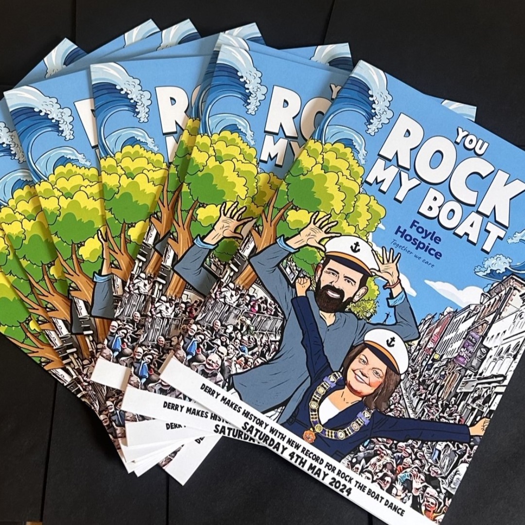 Check out the fabulous donation cards, representing our recent Rock the Boat World Record success, created especially for our hospice by @Ferry Clever You can purchase a card at Ferry Clever, located on 17-21 Bishop Street or from our Fundraising office. #donationcards