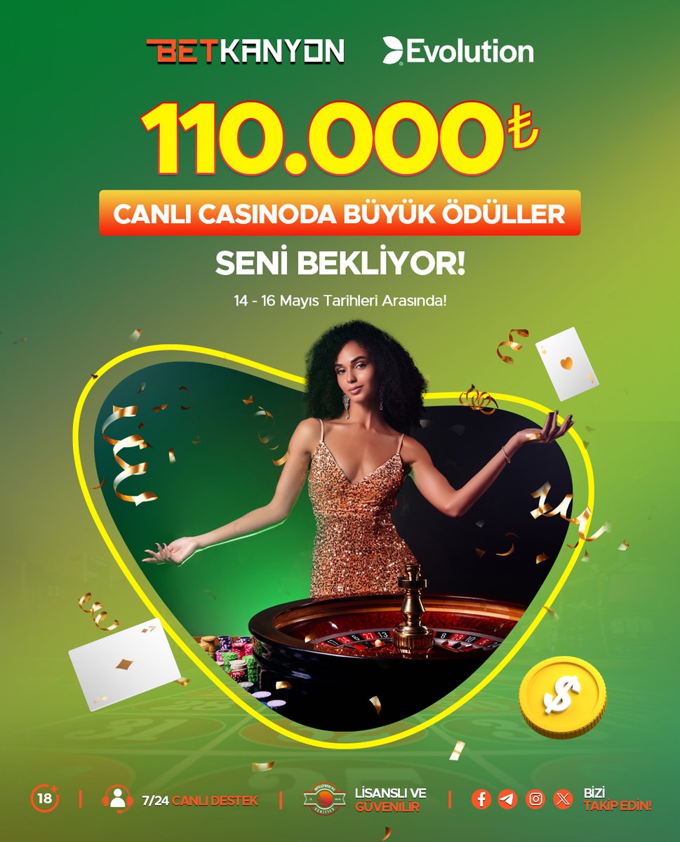 📱  bio2.in/KanyonMobilApp
👉bio2.in/BK-GüncelGiriş
🥳''Betkanyon Bonanza''yayında
🎉Betkanyon'a üye ol, 100₺ deneme bonusu kazan
💸1.500.000₺ Ödüllü Pragmatic Play Turnuvası
🎁Her gün 2500₺, %15 Çevrimsiz Yatırım Bonusu Betkanyon'da
📌1.000.000₺'ye Kadar Günlük Çekim Hakkı