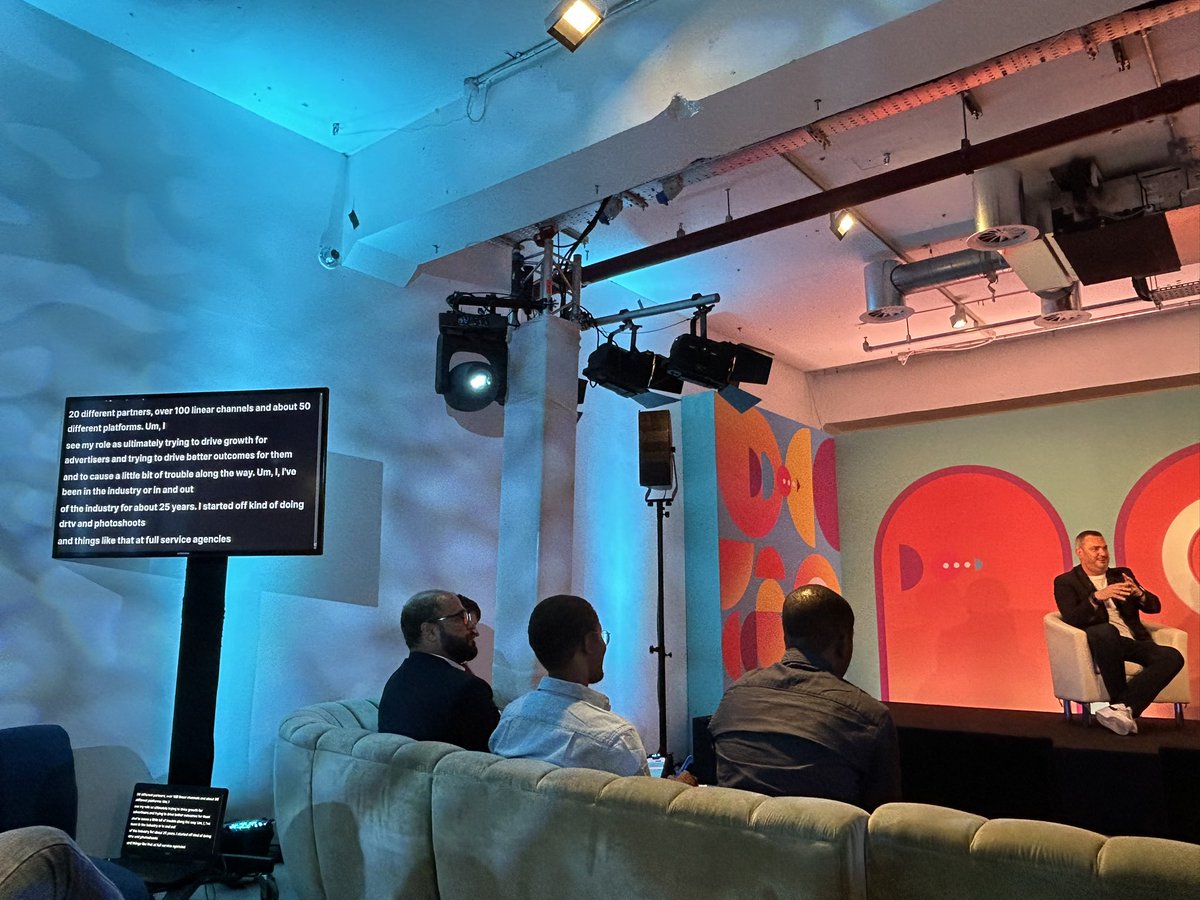 prchief's tweet image. I’m sure Dan Cohen and the wonderful people @SkyMediaUK have a bigger footprint for their channels than just the small Scottish island suggested by the real-time transcriber AI . 
@advertisingweek