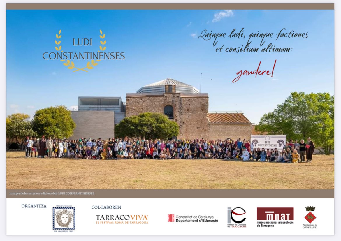 IV Ludi Constantinenses
Cras celebrabimus! Parati parataeque estisne?