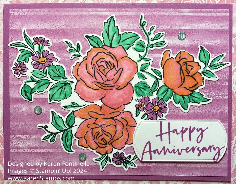 Have you seen this stamp set, dies, designer paper, and In Colors in the new Stampin' Up! Annual Catalog! It's the Layers of Beauty Stamp Set & Dies, plus Unbounded Beauty Designer Paper. karenstamps.com/layers-of-beau… #stampinup #floral #newcatalog #cardmaking #cards #stamping