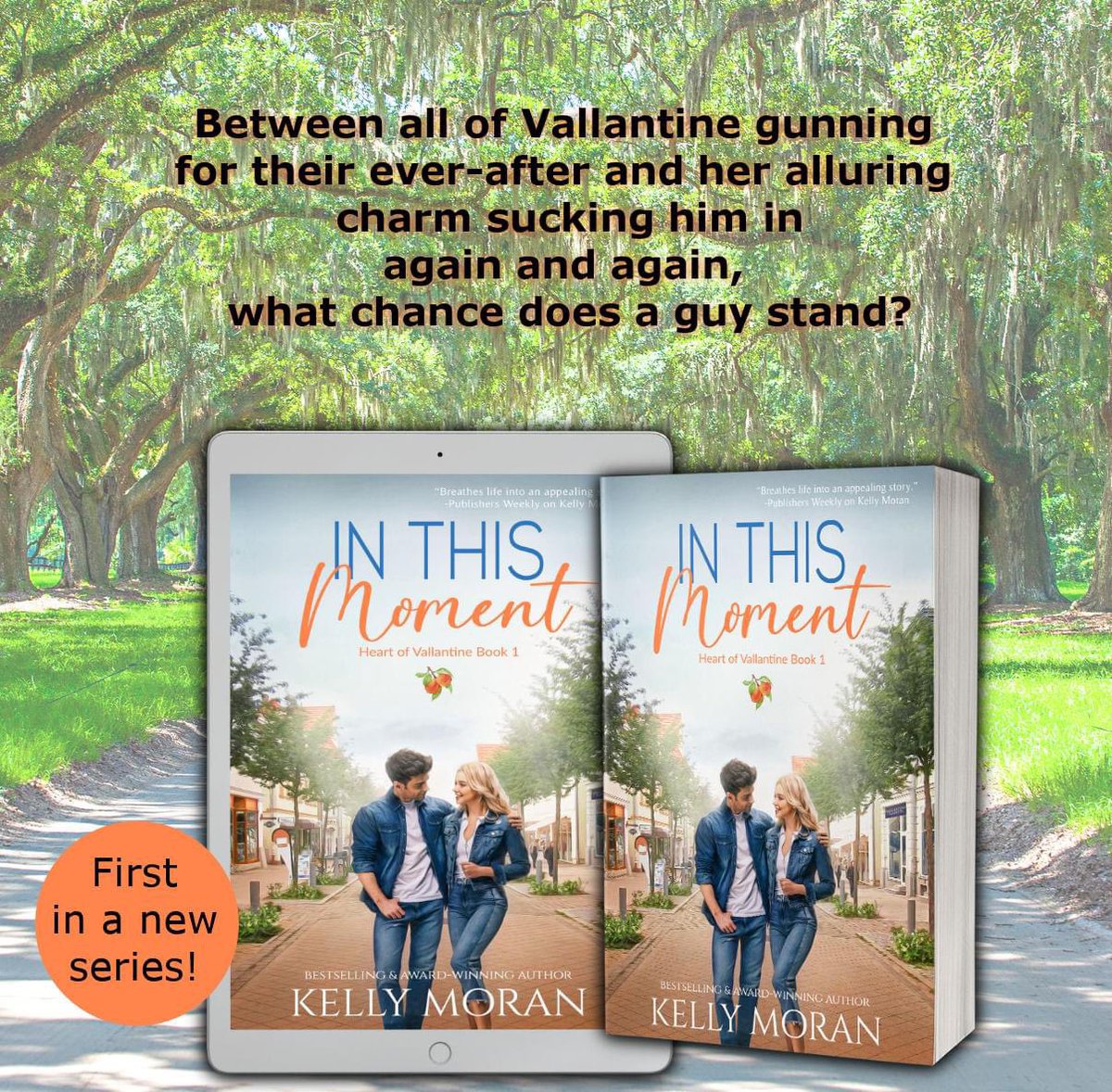 Southern drawls & y’alls. Come fall in love in the Heart of Vallantine! authorkellymoran.com/in-this-moment #NewRelease #BookTwitter #romance