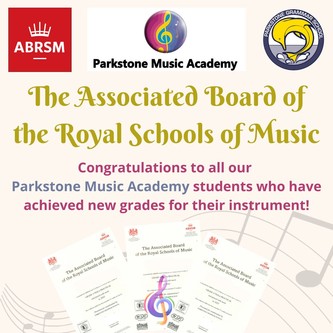 Congratulations to all our Parkstone Music Academy students who have recently achieved new grades!  @abrsmmusic  #parkstonegrammarschool #parkstonemusic #abrsm