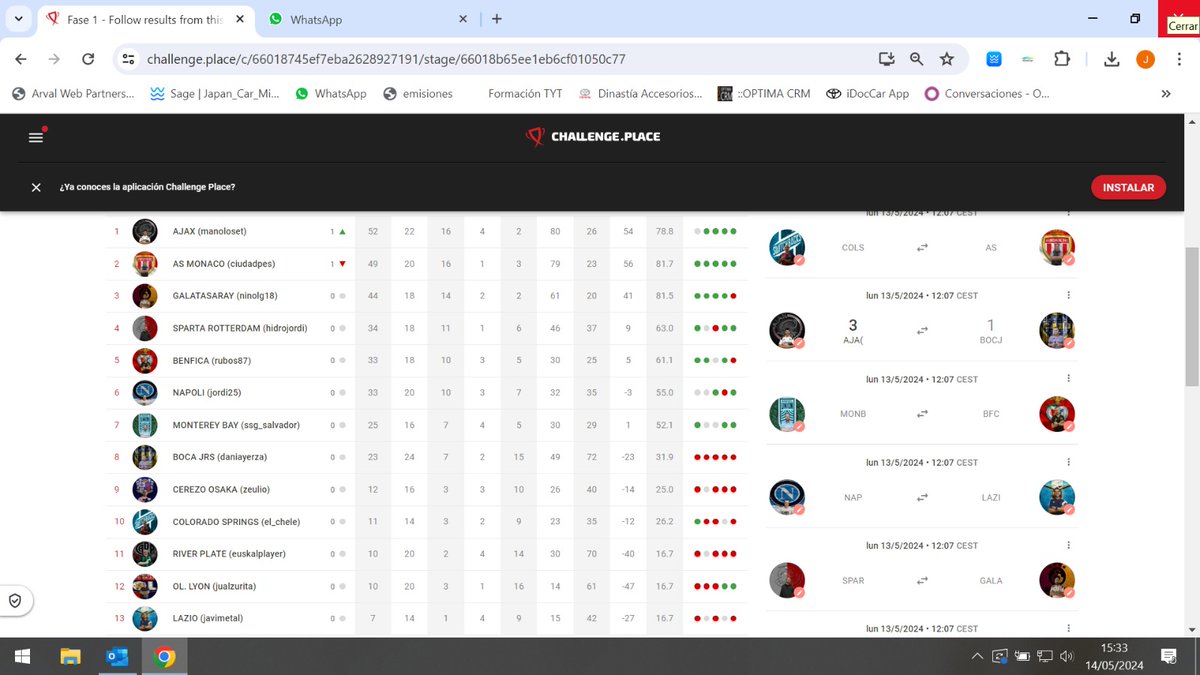 En DIV 3 hay tres equipos que luchan por el ascenso directo. <a href="/manoloset/">Manuel</a> #ciudadpes y #ninolg18 se jugarán las dos plazas directas. Todo por decidir