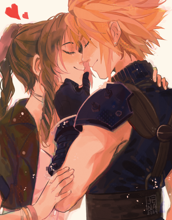 cloud+ aerith = clerith 🩷🖤