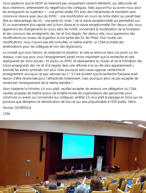 384Collectif's tweet photo. @EmmanuelMacron  @sretailleau
 #PRAG #PRCE #Contractuels #RIPEC @sup_recherche
@FranceUniv @LeMondeEduc @Mediapart
@radiofrance @lemondefr @TF1 @Francetele
@BFMTV @afpfr @cnews @BFMTV @EliseLucet https://t.co/KKOuzJNbi8