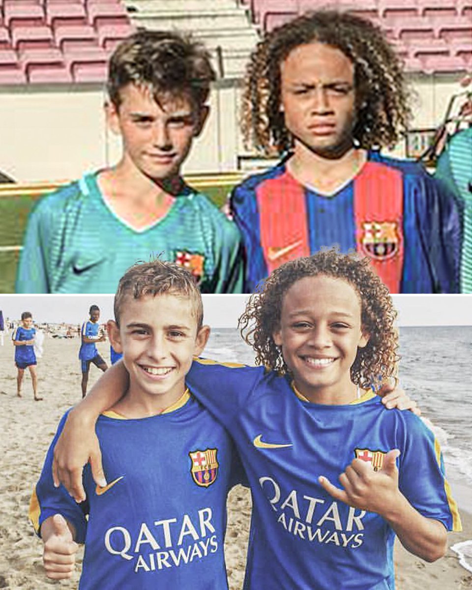 Barcelona are considering a possible move for Xavi Simons next season, sources have told ESPN's @samuelmarsden and @moillorens. A reminder that he came up through La Masia with Gavi and Fermin Lopez ✨ What a reunion it would be 💙❤️ (📸: pablogavi/IG, _ferminlopez/IG)