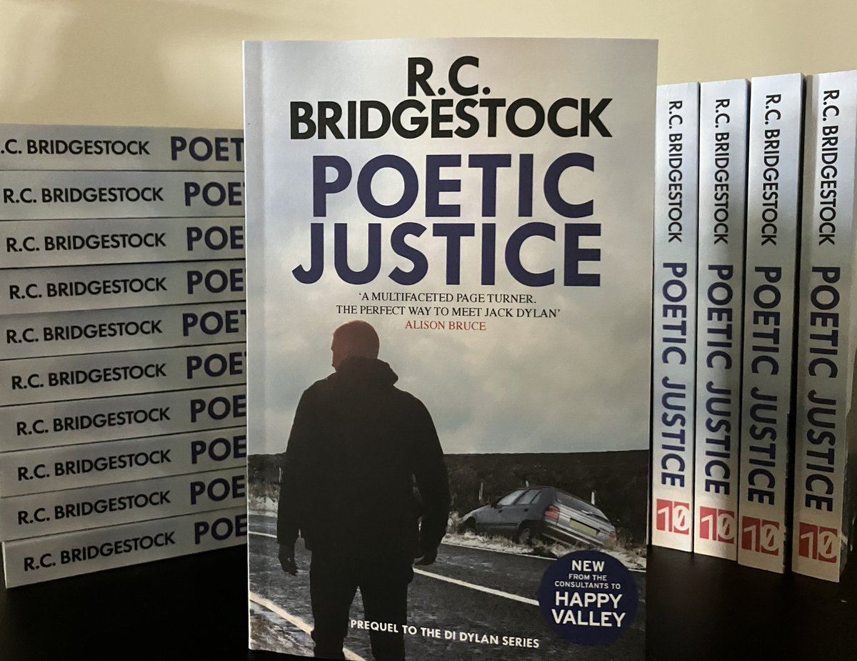 It’s happening at last! @DIJackDylan series WILL be back in #paperback Thanks to our agent @DavidHHeadley & publishers @canelo_co Received our first copies of POETIC JUSTICE. Don’t they look splendid? 😊 #Authors #Yorkshire #crimefiction Also av. #ebook amazon.co.uk/Poetic-Justice…