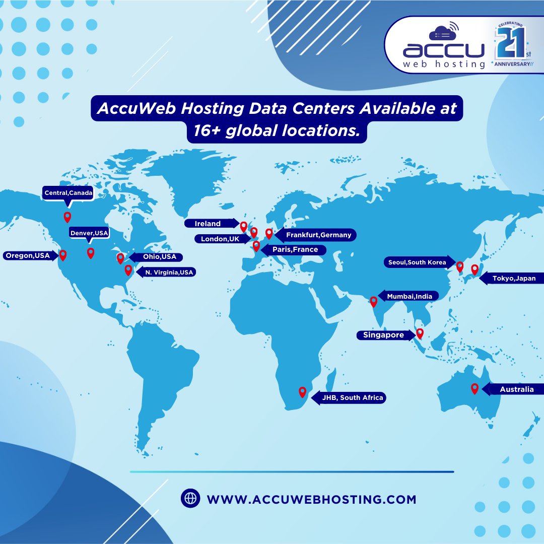 Experience unparalleled reliability, security, and blazing-fast performance with our state-of-the-art data centers available at 16+ global locations. 🚀🌎

Expand your digital footprint with dedicated servers 💻✅
accuwebhosting.com/dedicated-serv…
.
.
.
#AccuWebHosting #GlobalNetwork…