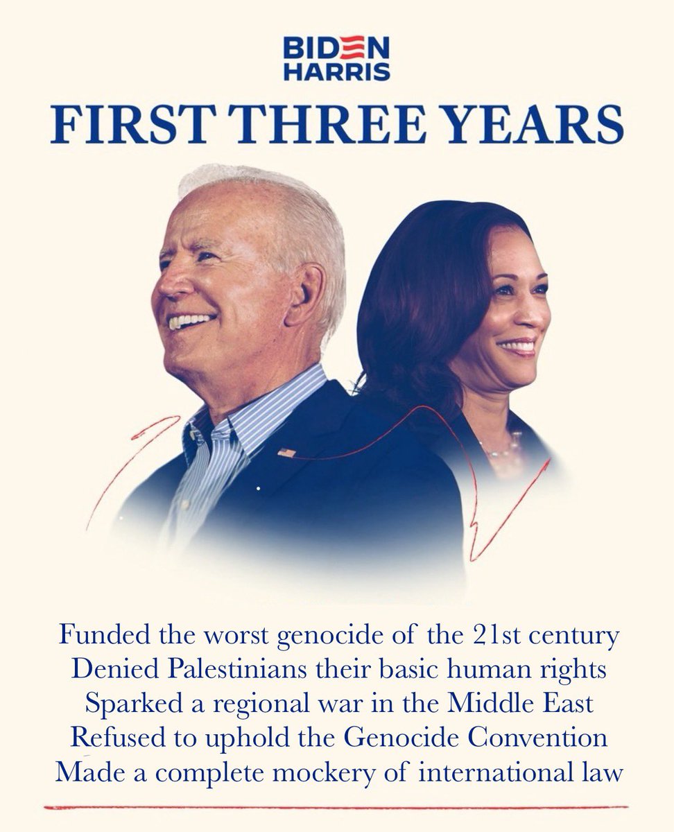 @TheDemocrats 60% of Americans are still living paycheck-to-paycheck, good job. #Palestinians are experiencing a #Genocide_in_Gaza, but 𝙜𝙤𝙤𝙙 𝙟𝙤𝙗. 🙄 #AbandonBiden