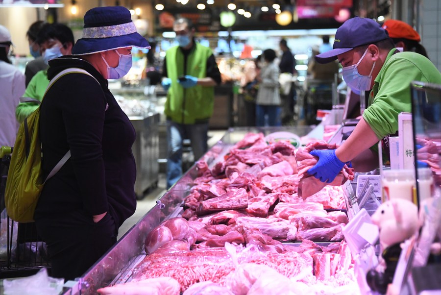 #China allows the import of qualified pork, including edible pork by-products, from the Netherlands starting from Tuesday, according to Chinese customs. (File Photo: Xinhua)