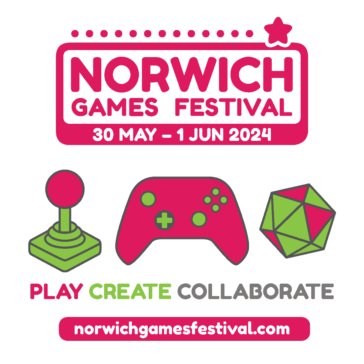 Back again with another event announcement! We will be showcasing FOQUES at the @NorwichGFest! We will be there on the 30th and 31st. Come say hello, grab some stickers and other merchandise, and best of all, play our demo! - Jack 🦊