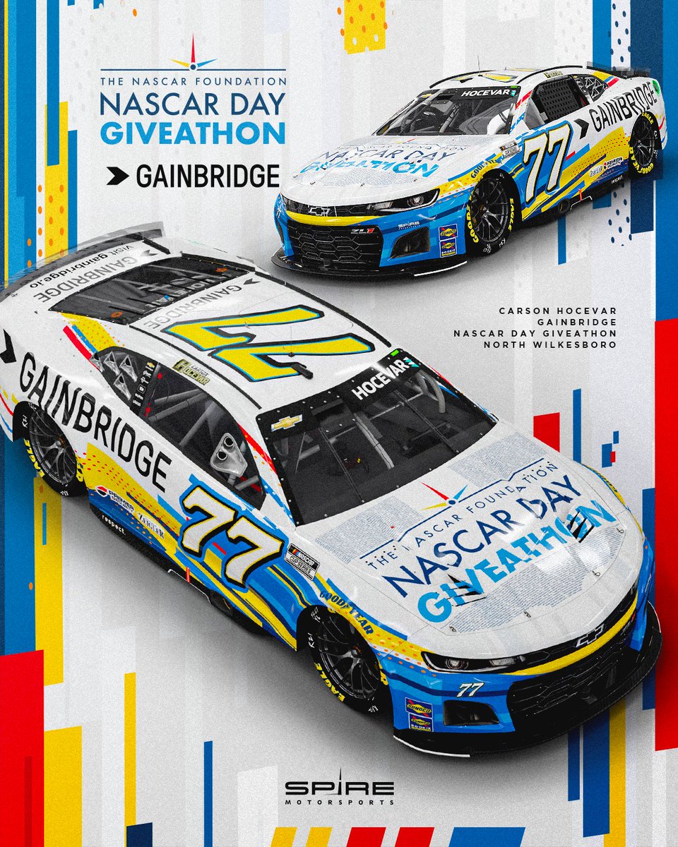 The NASCAR Day Giveathon starts 𝐭𝐨𝐝𝐚𝐲. Between 8am ET today and 9pm ET on 5/15, @GainbridgeSport is teaming up with the @NASCAR_FDN to help nonprofits raise funds to help them support the community. Donate here: nas.cr/3UwQh5J