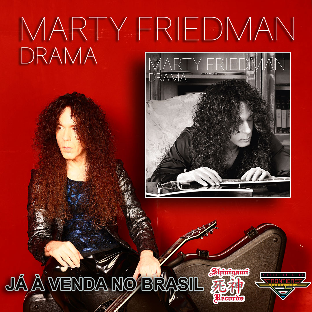 #MartyFriedman: #Drama, novo álbum do ícone da #Guitarra, já disponível no Brasil pela parceria #ShinigamiRecords/#FrontiersMusic

shinigamirecords.com.br