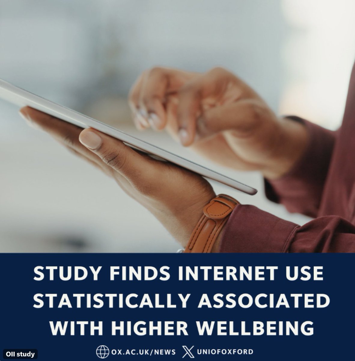 Yeni bir çalışma, internetin benimsenmesi ve refah arasındaki bağlantıların, aksi yöndeki popüler endişelere rağmen muhtemelen olumlu olduğunu ortaya koyuyor.
Çalışmada 168 ülkede 15-99 yaşları arasındaki 2 Milyon kişinin verileri analiz edildi.

Kaynak : University Of Oxford