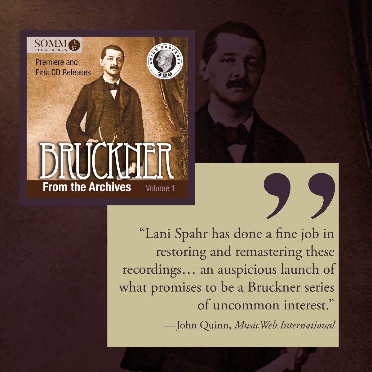“This is an auspicious launch of what promises to be a Bruckner series of uncommon interest.” —@MusicWebInt on #BrucknerFromTheArchives Vol 1: musicwebinternational.com/?p=35742