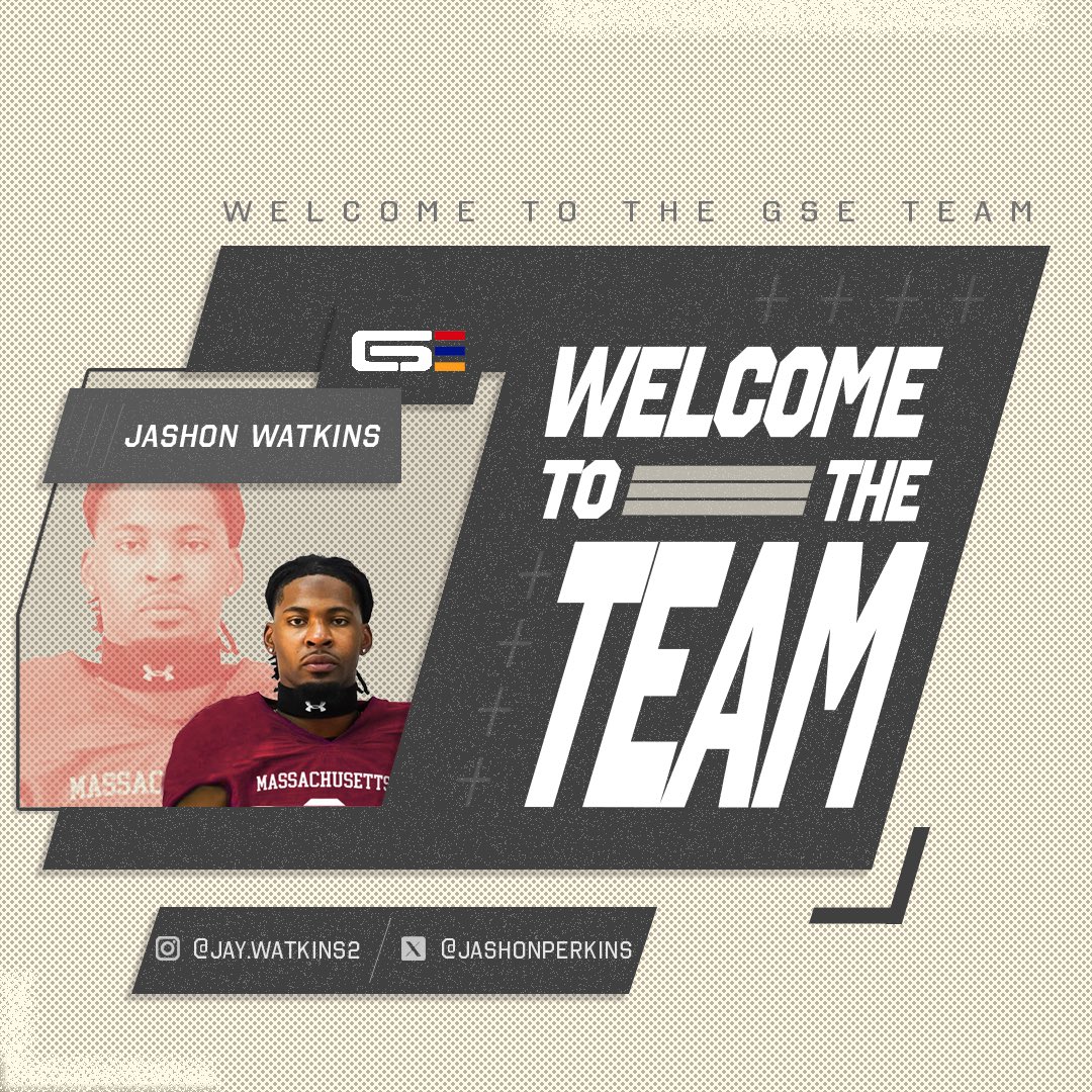TeamGSE_'s tweet photo. SIGNED ✅
Huge signing for the GSE family!! We are excited to introduce our newest member @jashonPerkins 🔥🔥
|| DB @UMassFootball
#football #collegefootball #draft #nfl #nil #nilfootball #umass #umassfootball #athlete #fb https://t.co/mxiLyENKOu