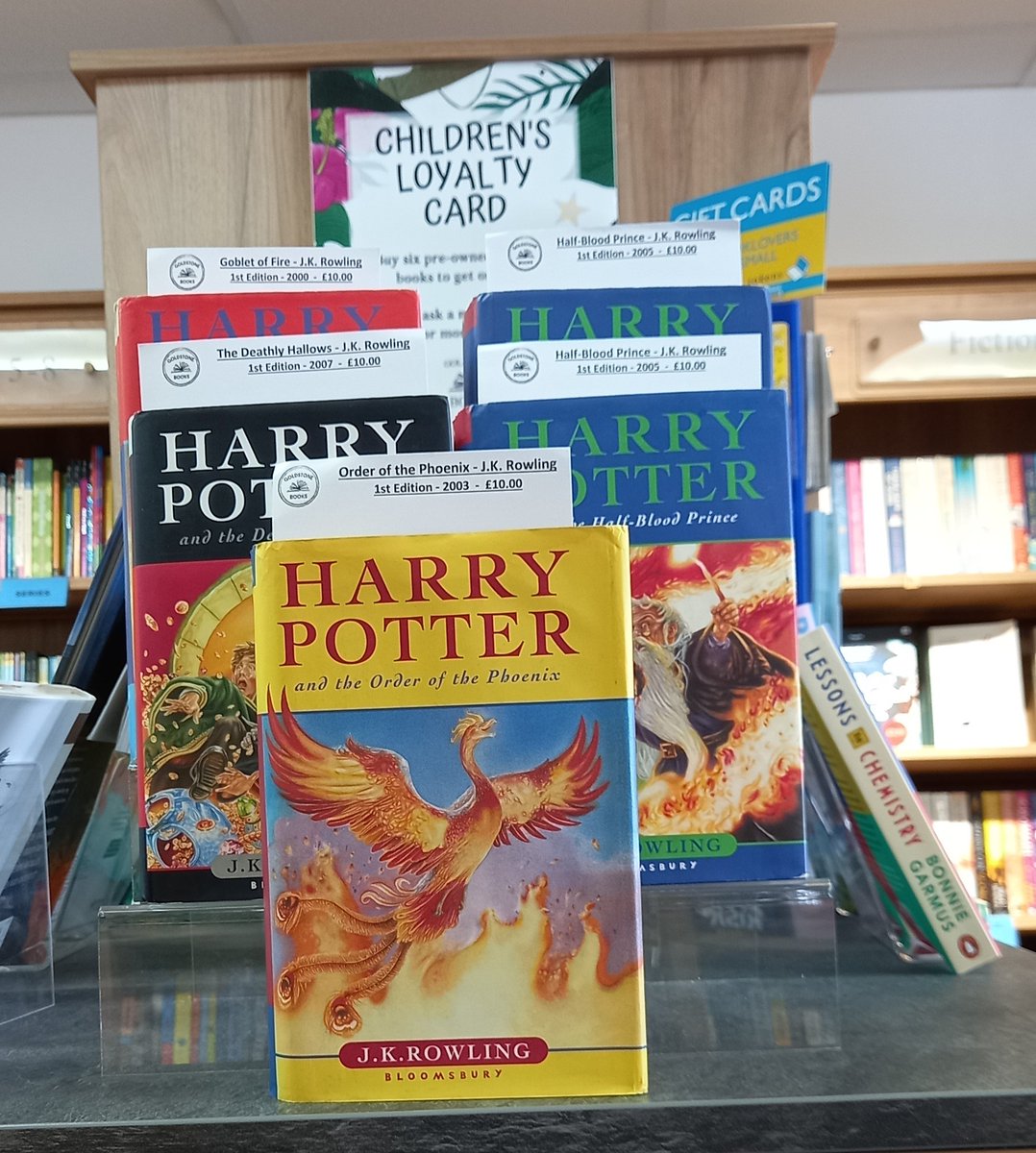 Fancy a first edition of Harry Potter? We have copies for only £10 each. #GoldstoneBooks #books #reading #indiebookshop #shoplocal #FirstEdition