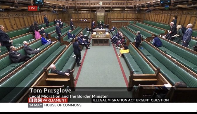 As pointed out by @paulbristow79 there were no Labour backbenchers at the immigration debate. They claim that they’re going stop the boats and they can’t even be arsed to turn up to the Debate.