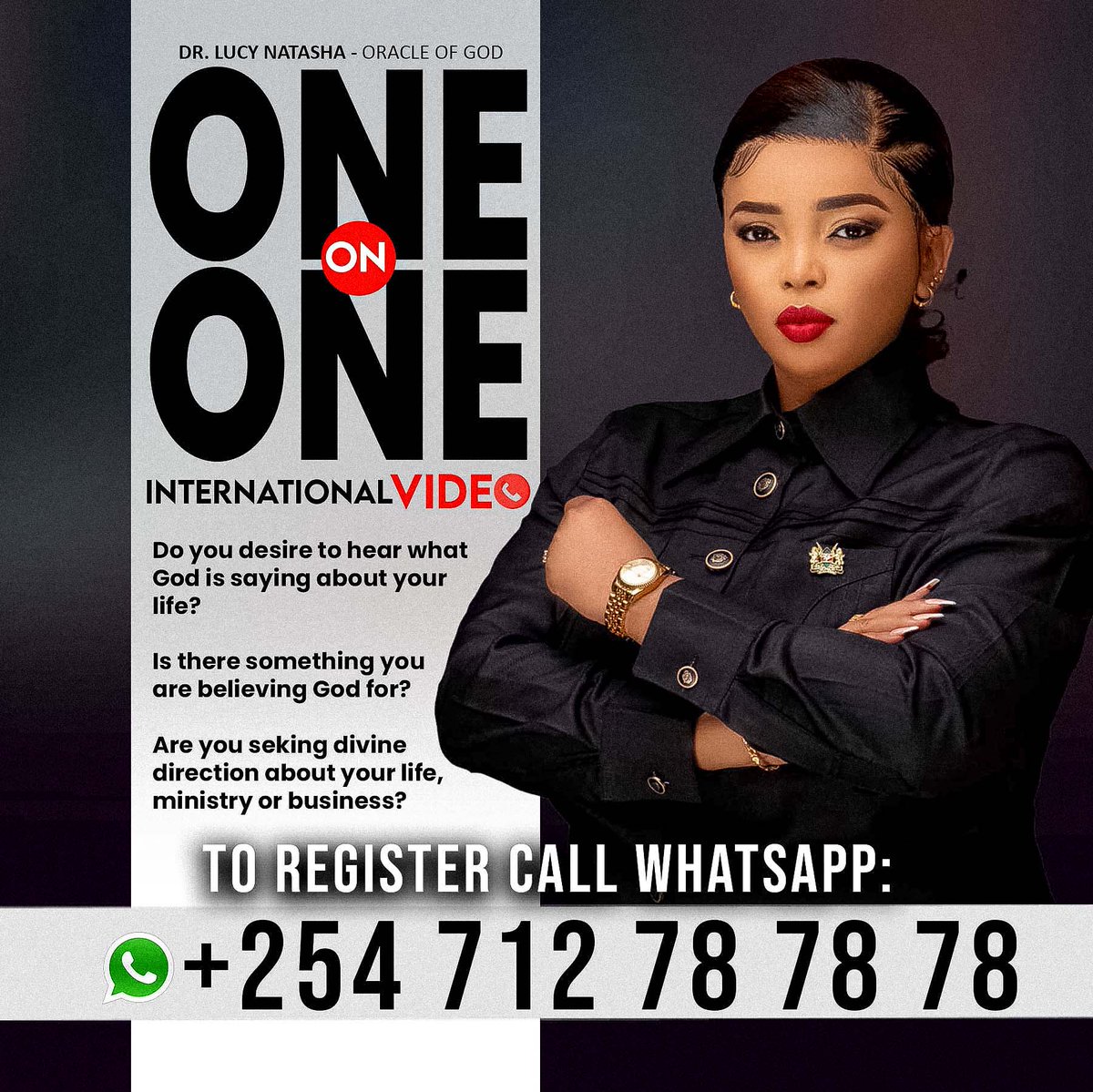 When they ask you when it happened, you will tell them “God did it in May”. INTERNATIONAL PARTNERS VIDEO CALL ONE ON ONE REGISTRATION NOW OPEN FOR TODAY!!!!! WhatsApp +254 712 787878 to Register Now!